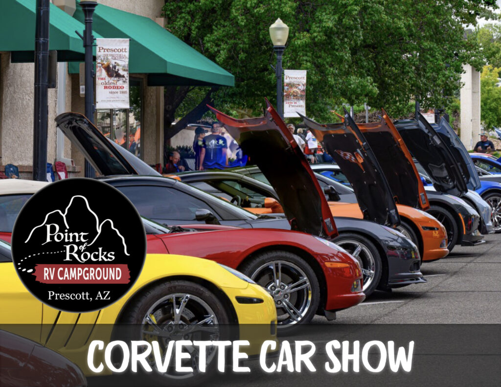 2024 Historic Prescott Corvette Car Show Point of Rocks Campground