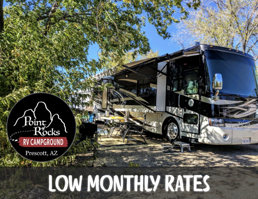 Point Of Rocks Rv Park Prescott Monthly Campsites - Point of Rocks Campground